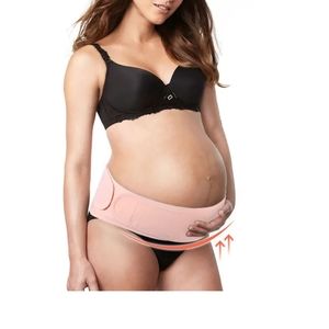 Pink maternity support belt band M-2x